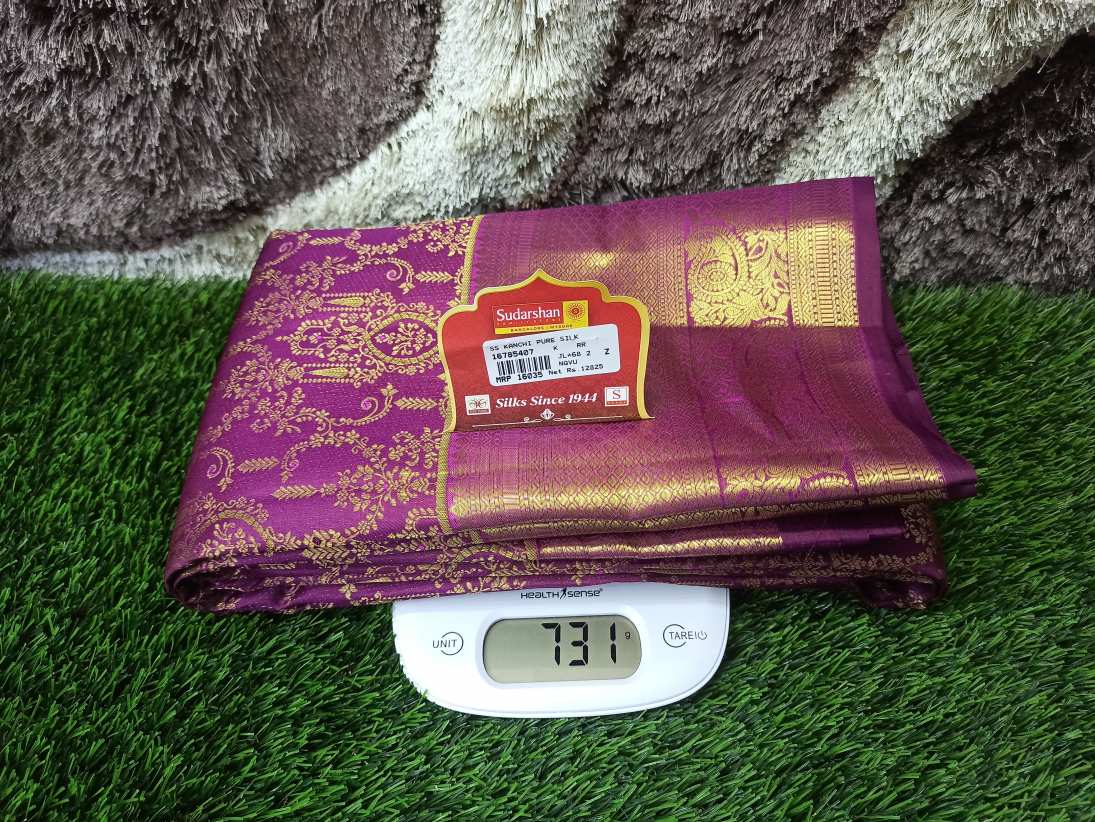 Pure Kanchipuram Silk Saree.