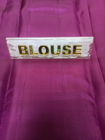 Pure Kanchipuram Silk Saree.