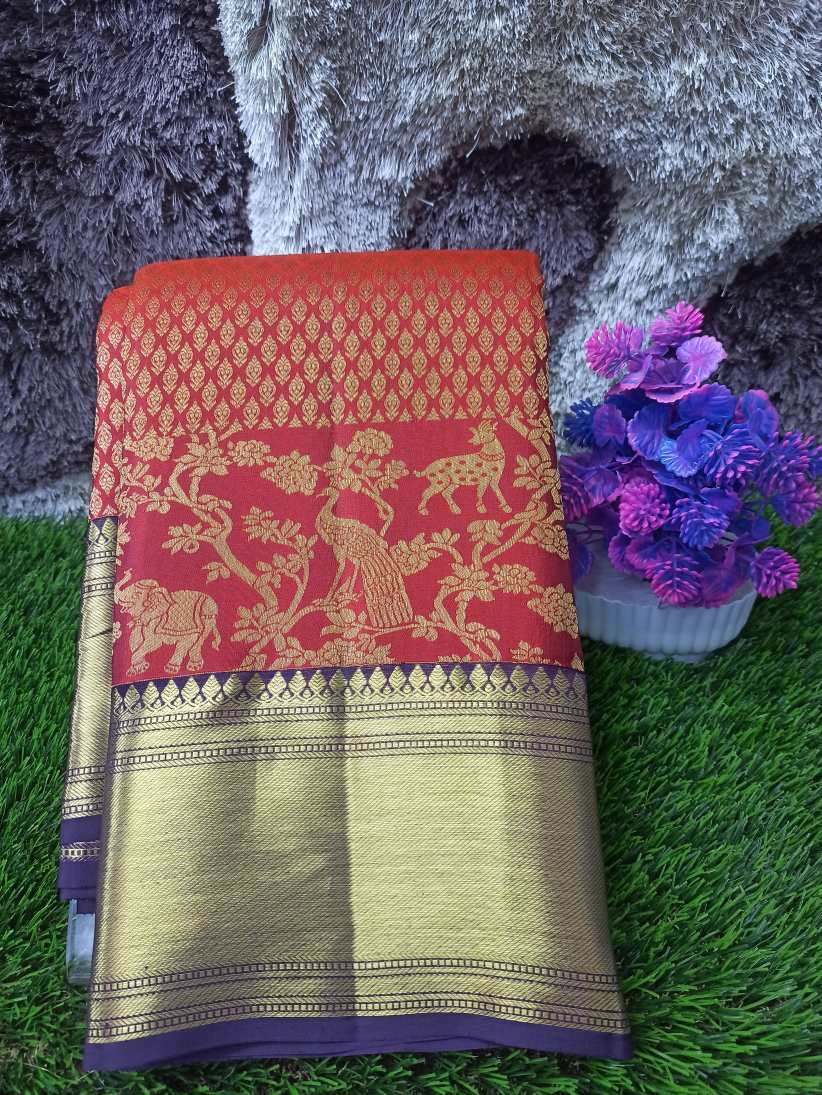 Pure Kanchipuram Silk Saree.