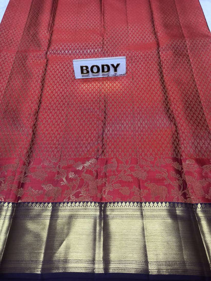 Pure Kanchipuram Silk Saree.