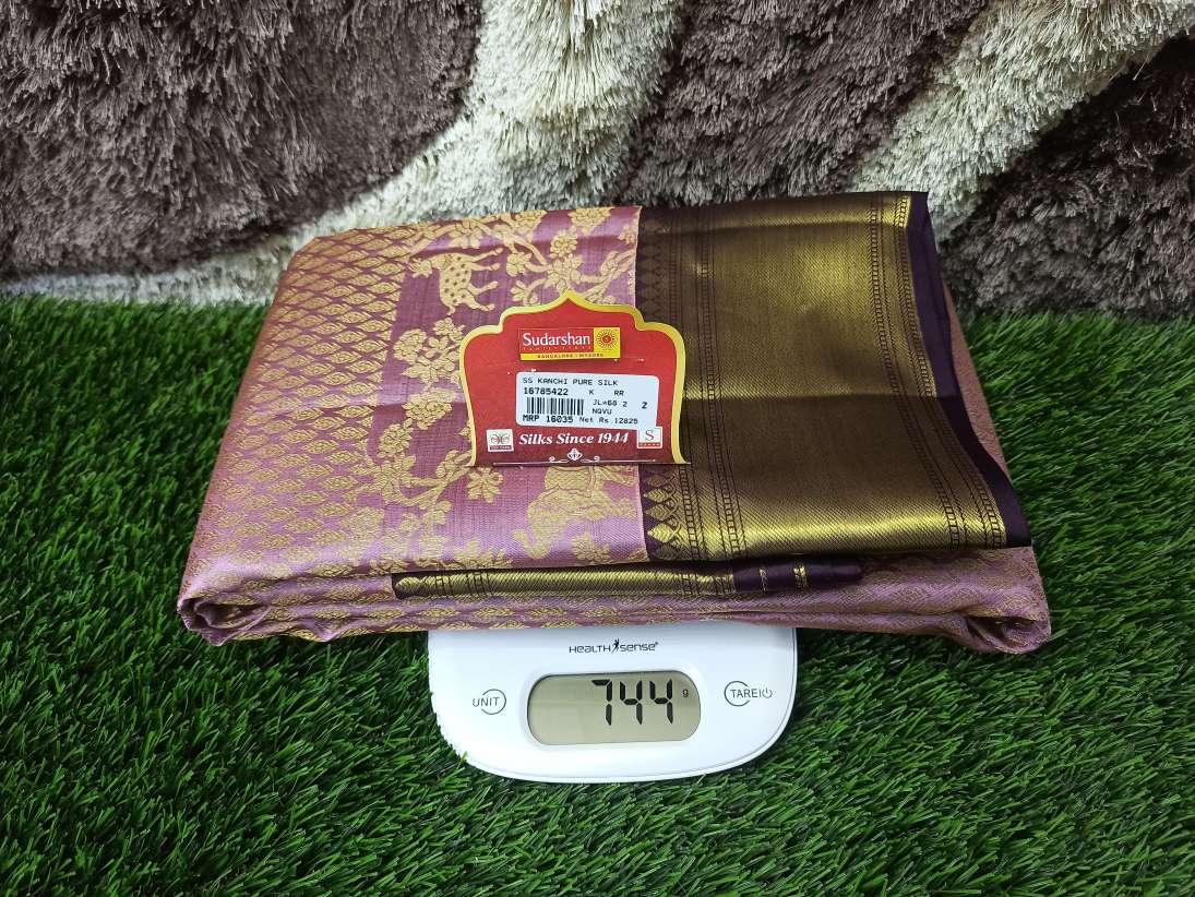 Pure Kanchipuram Silk Saree.