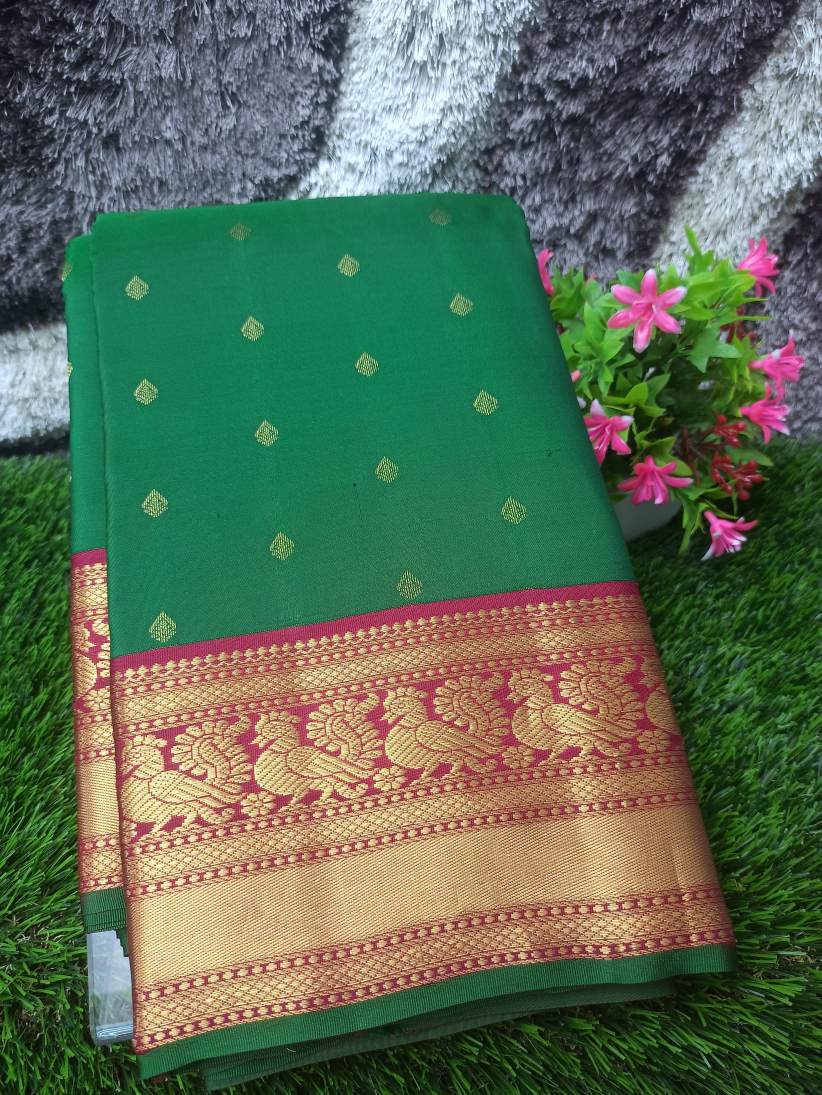 Pure Kanchipuram Silk Saree.