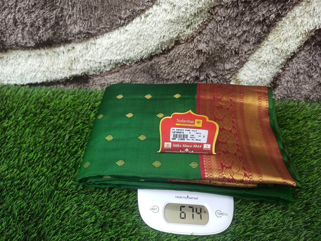 Pure Kanchipuram Silk Saree.