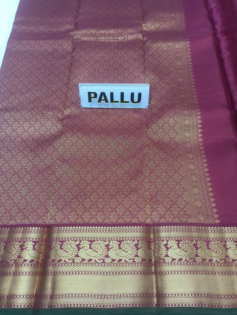 Pure Kanchipuram Silk Saree.