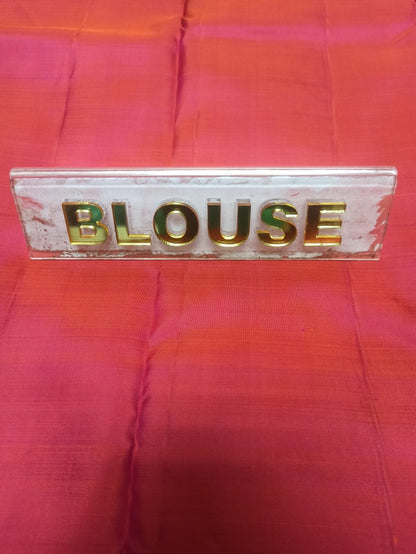 Pure Kanchipuram Silk Saree.