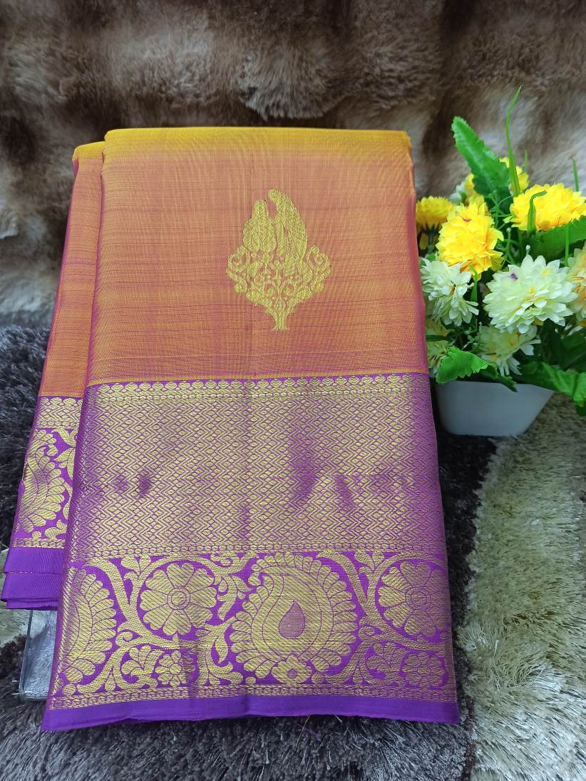 Pure Kanchipuram Silk Saree.