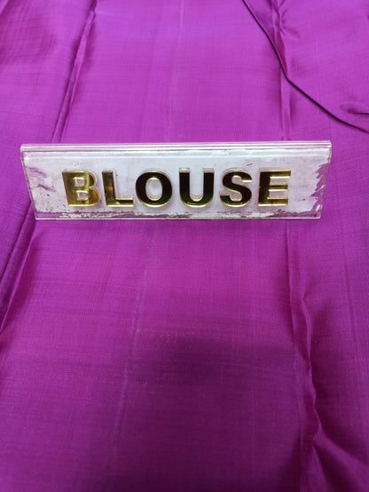 Pure Kanchipuram Silk Saree.