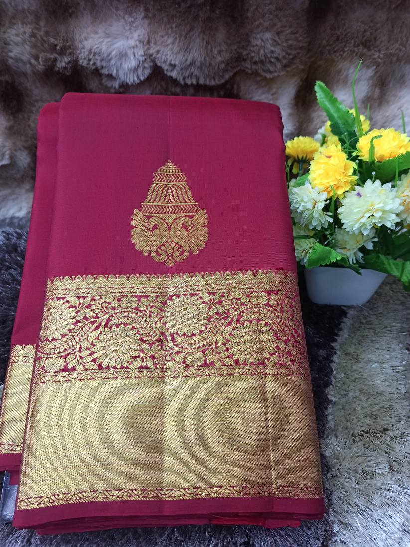 Pure Kanchipuram Silk Saree.