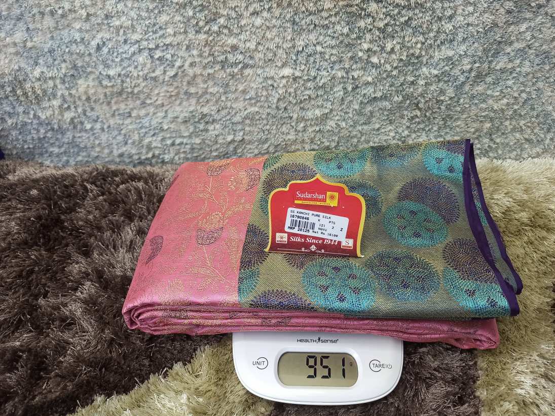 Pure Kanchipuram Silk Saree.