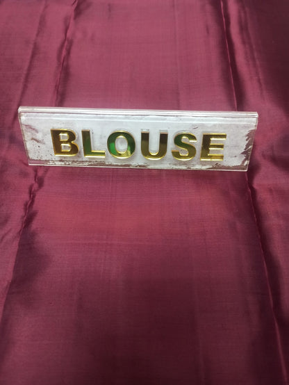 Pure Kanchipuram Silk Saree.