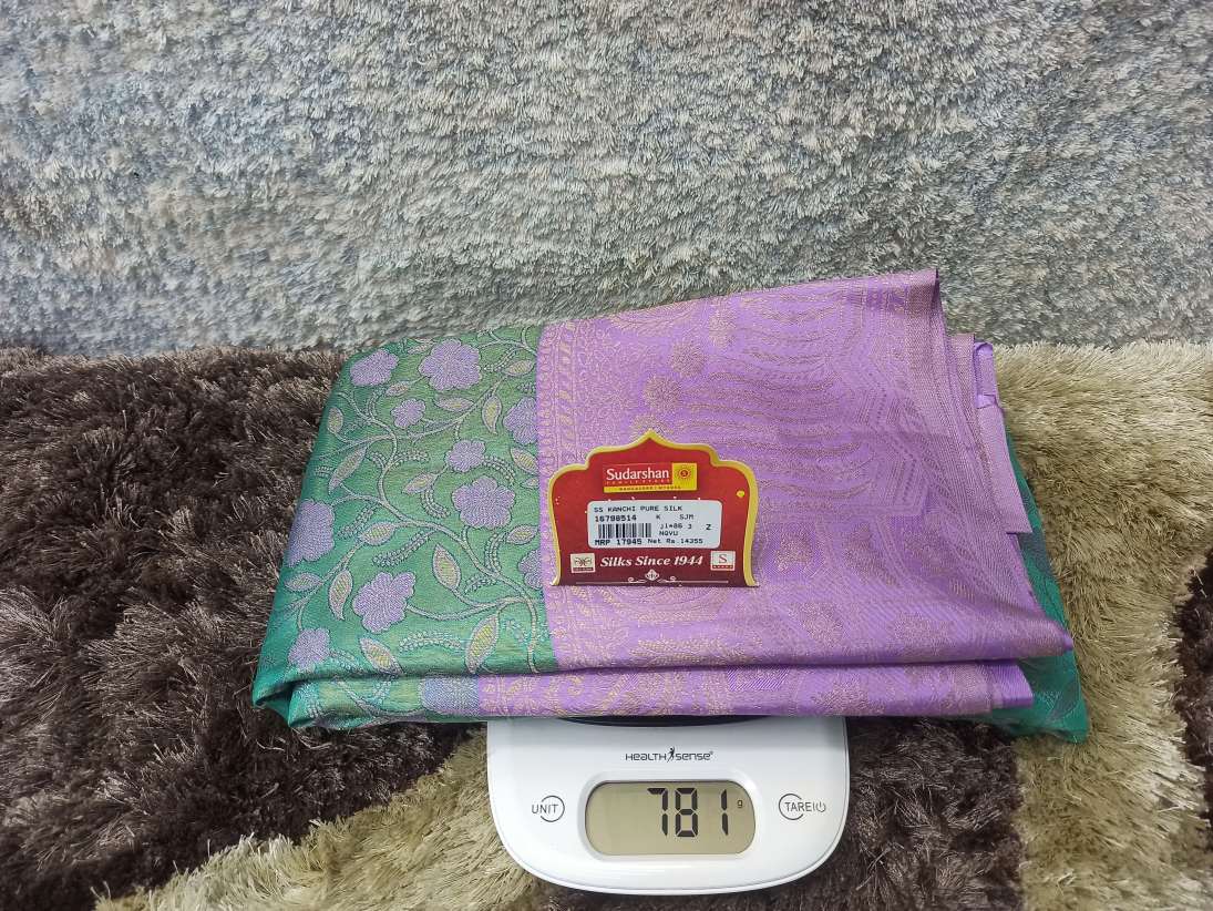 Pure Kanchipuram Silk Saree.