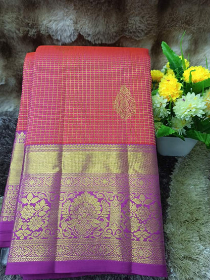 Pure Kanchipuram Silk Saree.