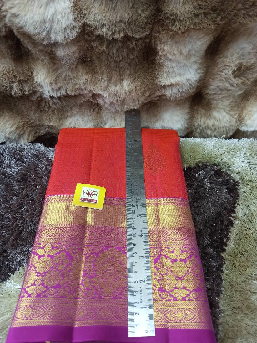 Pure Kanchipuram Silk Saree.