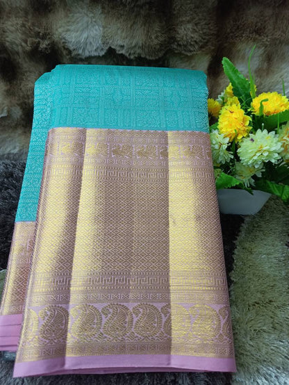 Pure Kanchipuram Silk Saree.