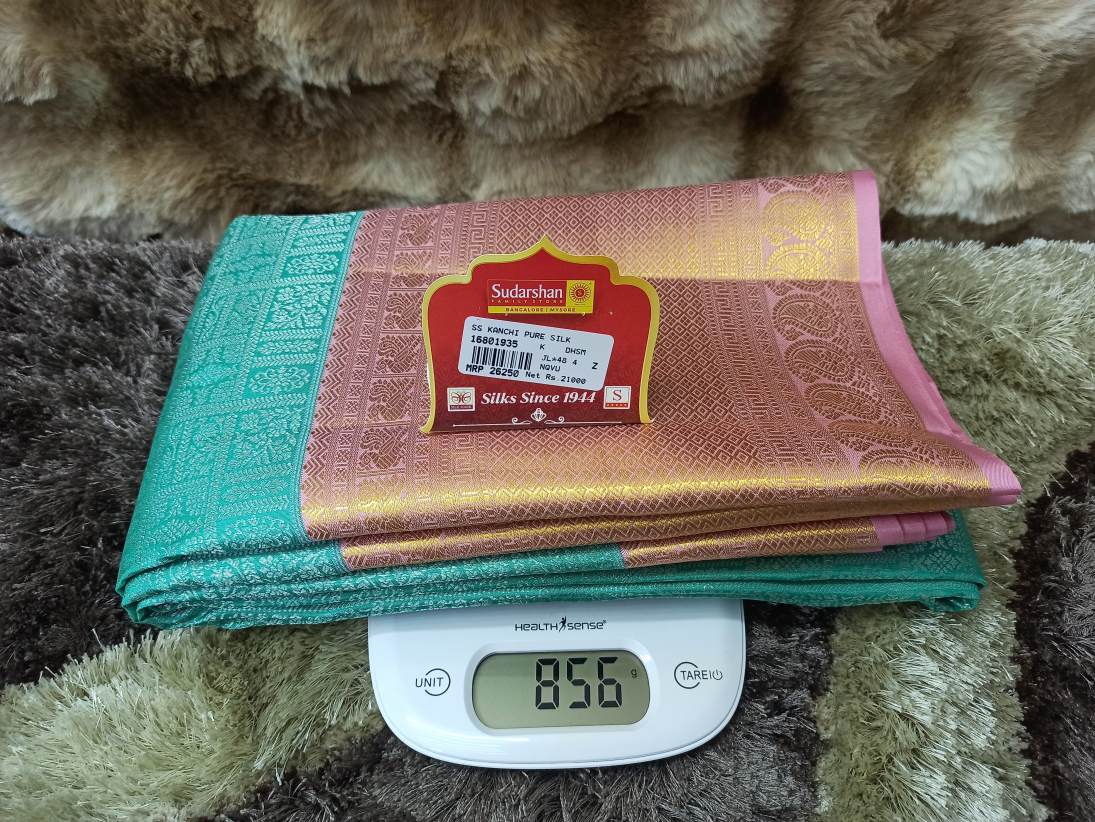 Pure Kanchipuram Silk Saree.