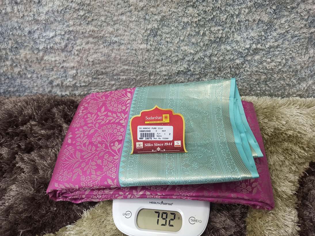 Pure Kanchipuram Silk Saree.