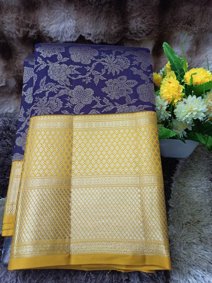 Pure Kanchipuram Silk Saree.