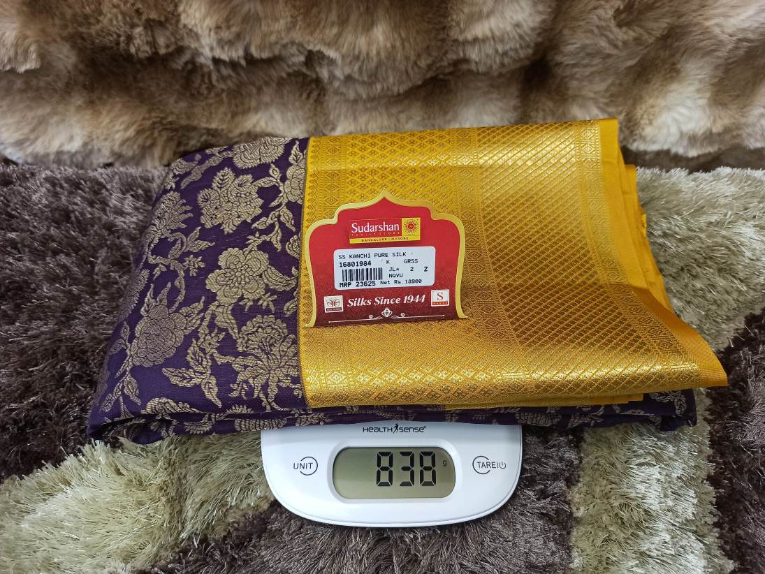 Pure Kanchipuram Silk Saree.