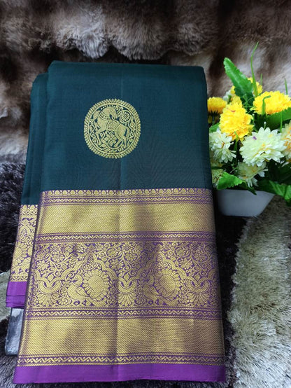 Pure Kanchipuram Silk Saree.