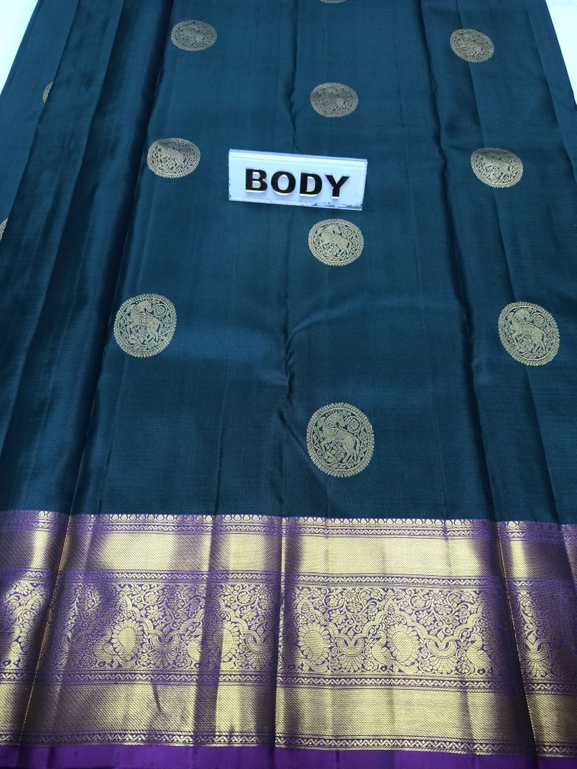 Pure Kanchipuram Silk Saree.