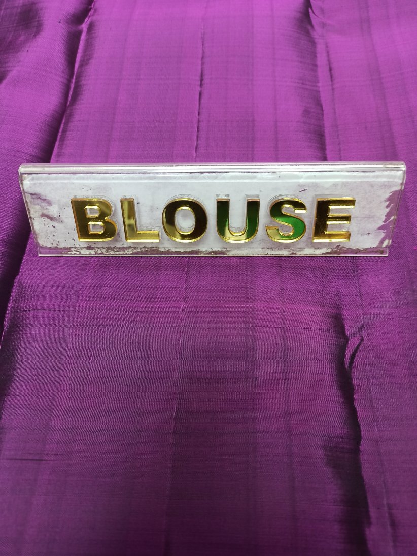 Pure Kanchipuram Silk Saree.