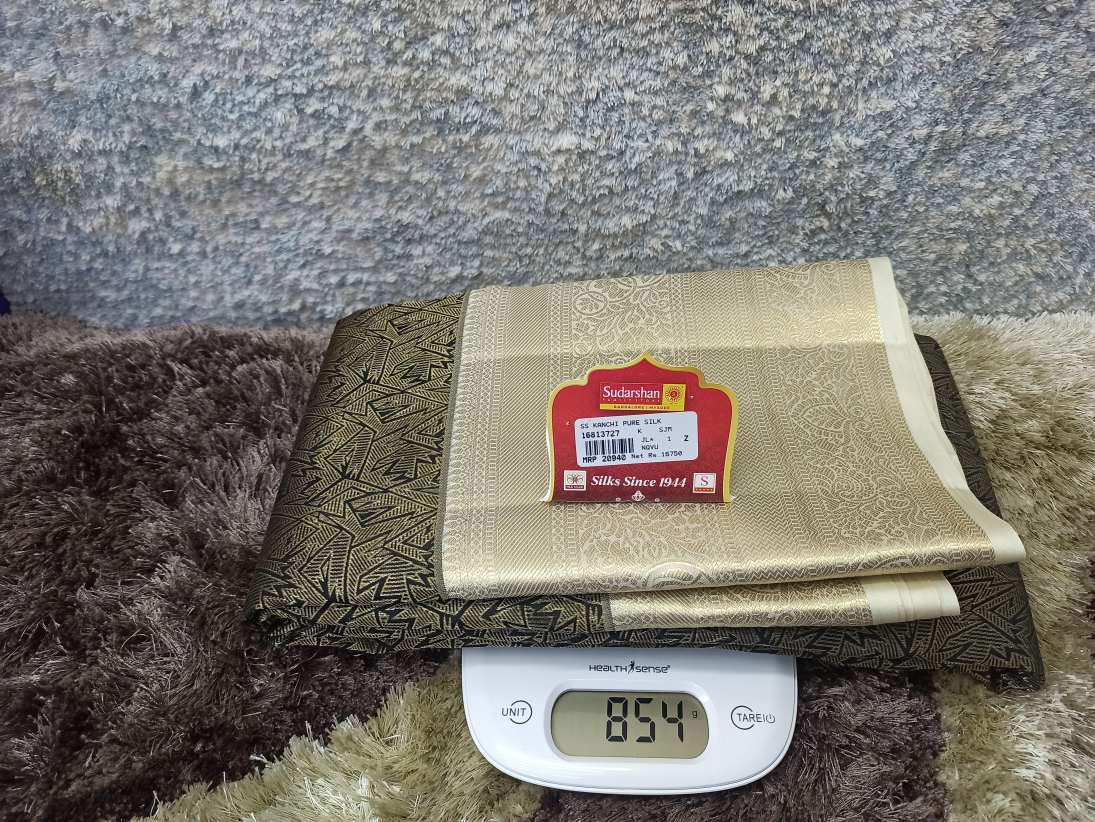 Pure Kanchipuram Silk Saree.