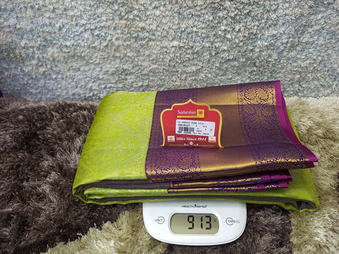 Pure Kanchipuram Silk Saree.