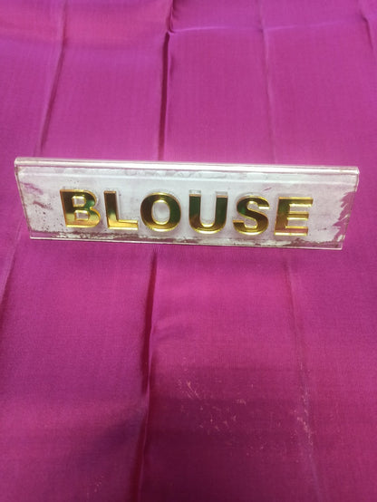 Pure Kanchipuram Silk Saree.