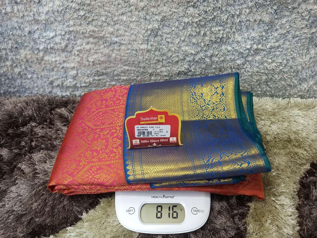 Pure Kanchipuram Silk Saree.