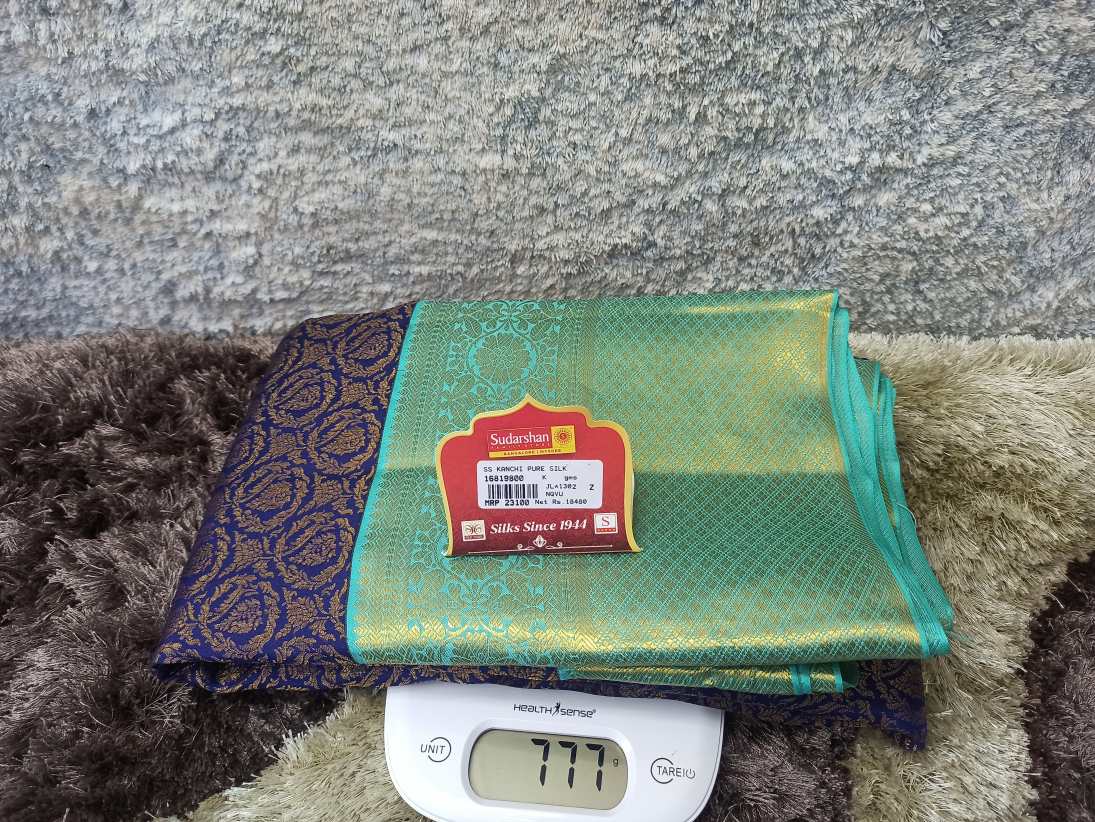 Pure Kanchipuram Silk Saree.