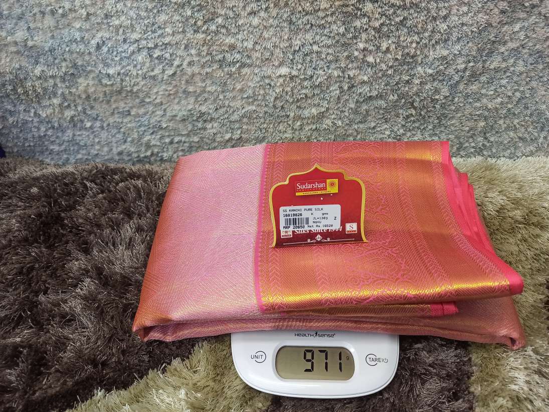 Pure Kanchipuram Silk Saree.