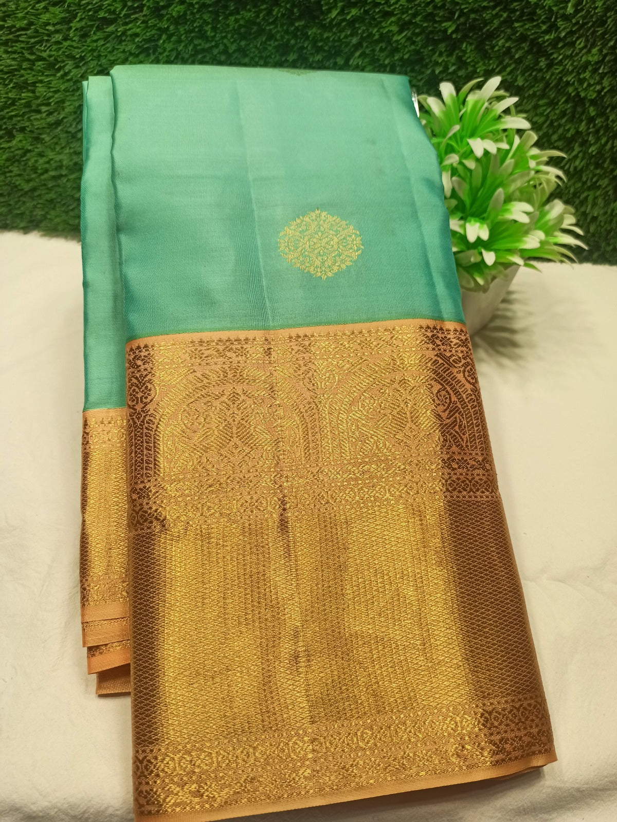 Pure Kanchipuram Silk Saree.