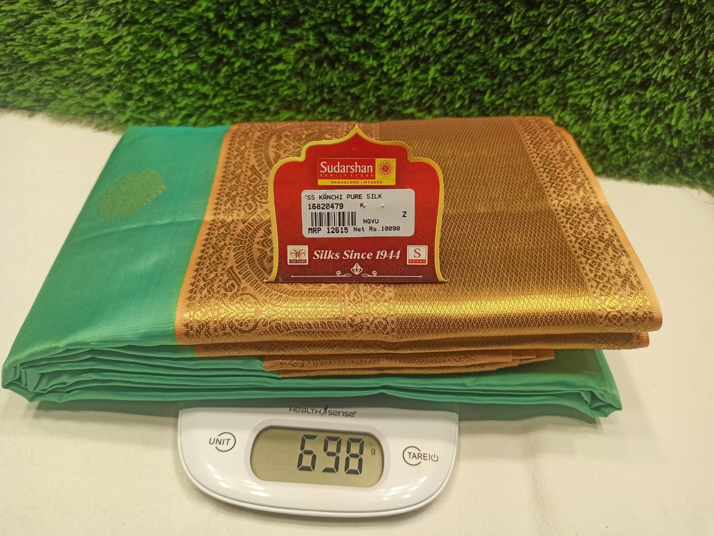 Pure Kanchipuram Silk Saree.