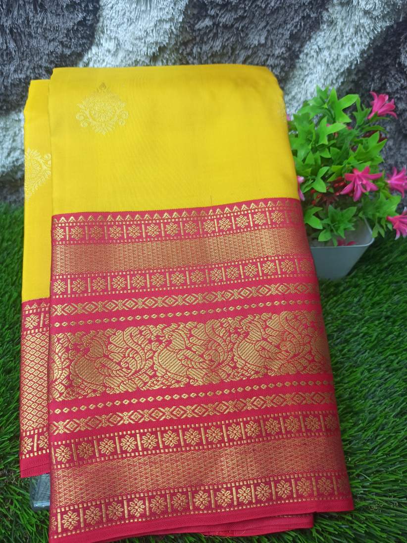 Pure Kanchipuram Silk Saree.