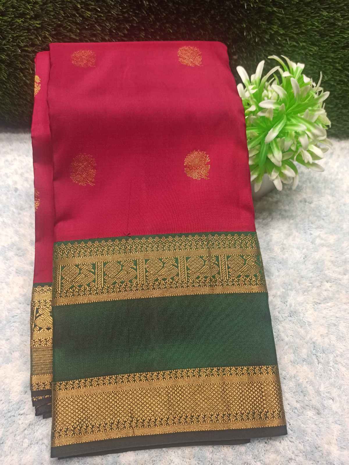 Pure Kanchipuram Silk Saree.