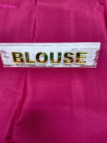 Pure Kanchipuram Silk Saree.