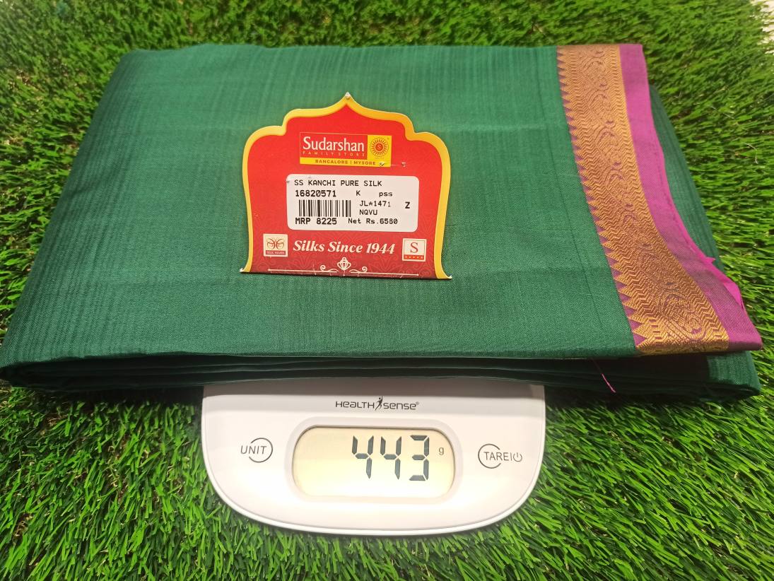 Pure Kanchipuram Silk Saree.