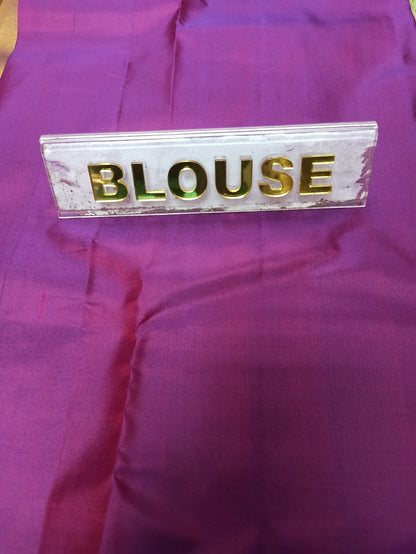 Pure Kanchipuram Silk Saree.