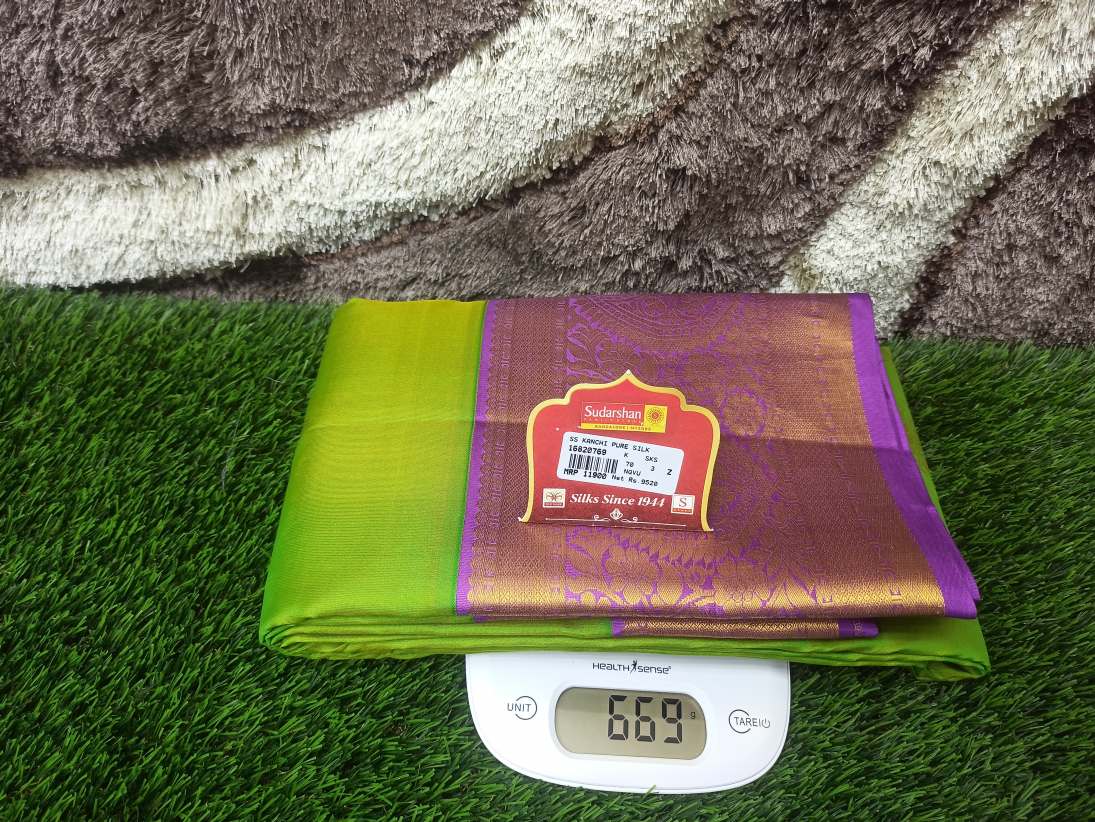 Pure Kanchipuram Silk Saree.