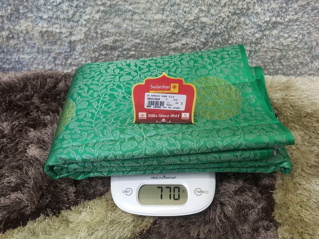 Pure Kanchipuram Silk Saree.