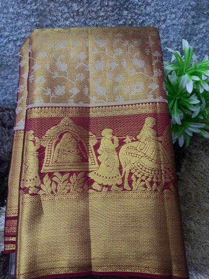 Pure Kanchipuram Silk Saree.