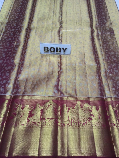 Pure Kanchipuram Silk Saree.