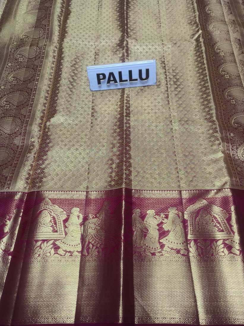 Pure Kanchipuram Silk Saree.