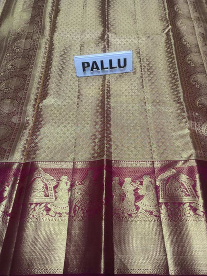 Pure Kanchipuram Silk Saree.