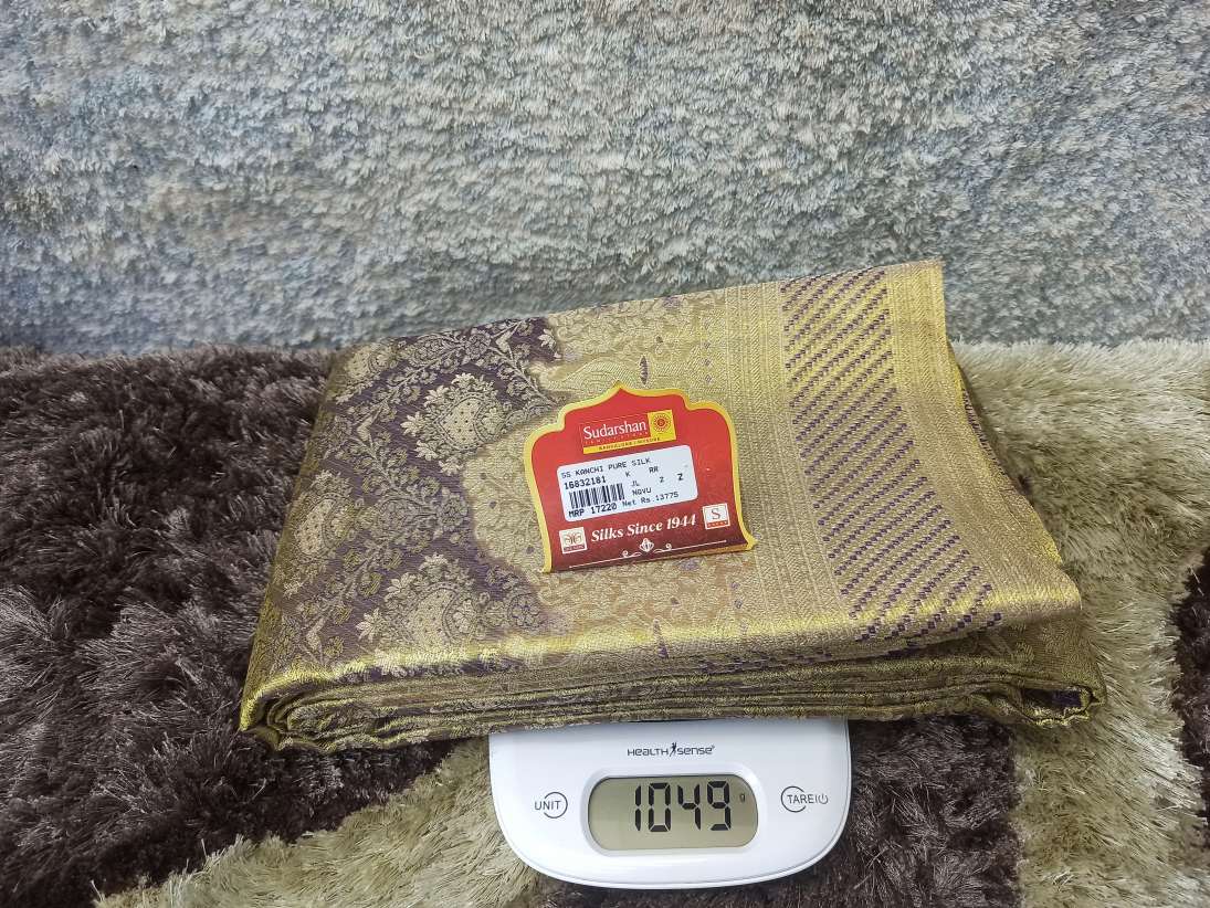 Pure Kanchipuram Silk Saree.