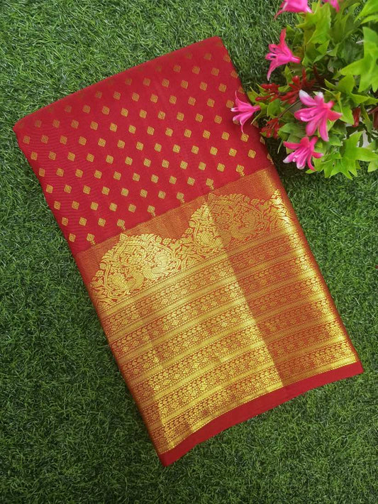 Pure Kanchipuram Silk Saree.