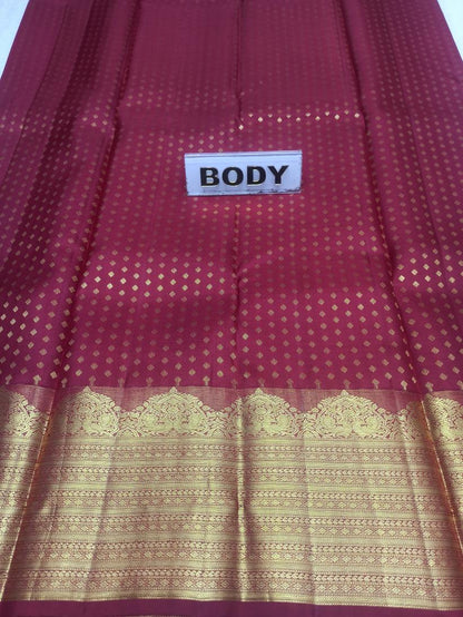 Pure Kanchipuram Silk Saree.