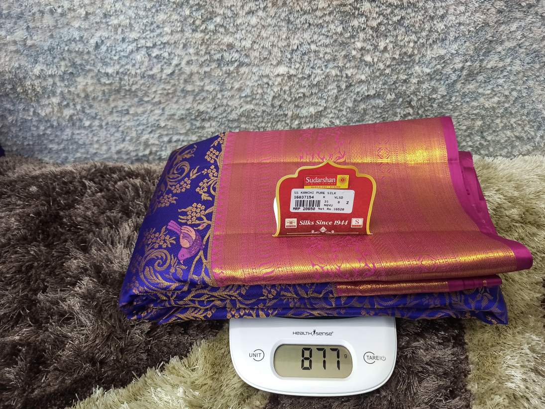 Pure Kanchipuram Silk Saree.