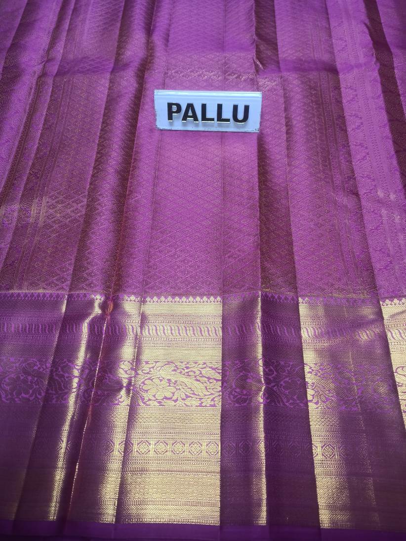 Pure Kanchipuram Silk Saree.