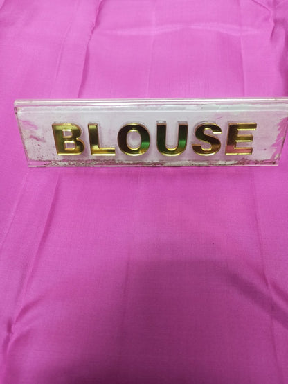 Pure Kanchipuram Silk Saree.